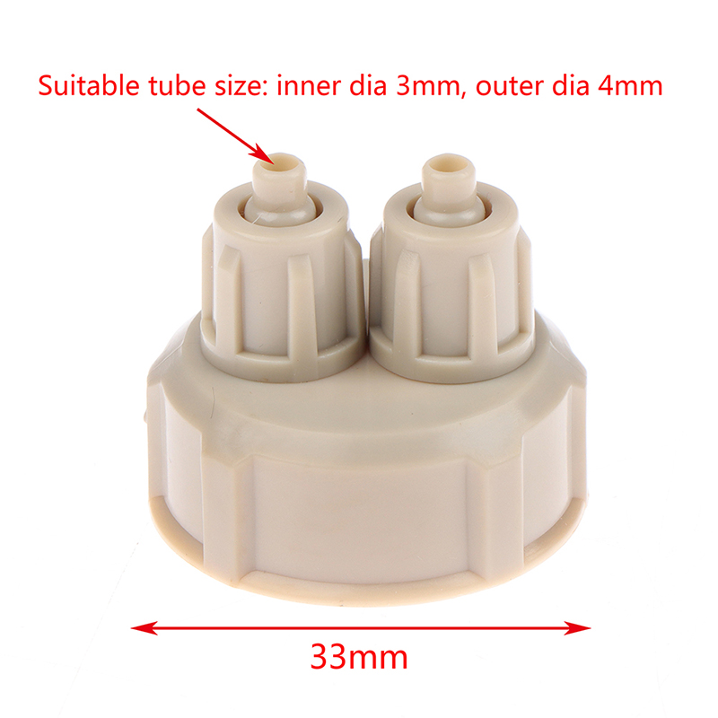 Live Plant Aquarium - 2Pcs Aquarium CO2 System Tube Valve