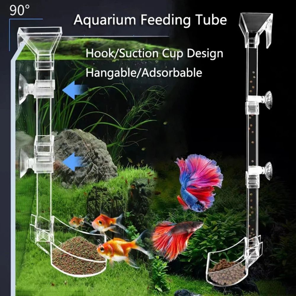 Aquarium Fertilizer - New Transparent Aquarium Fish Tank Feeder