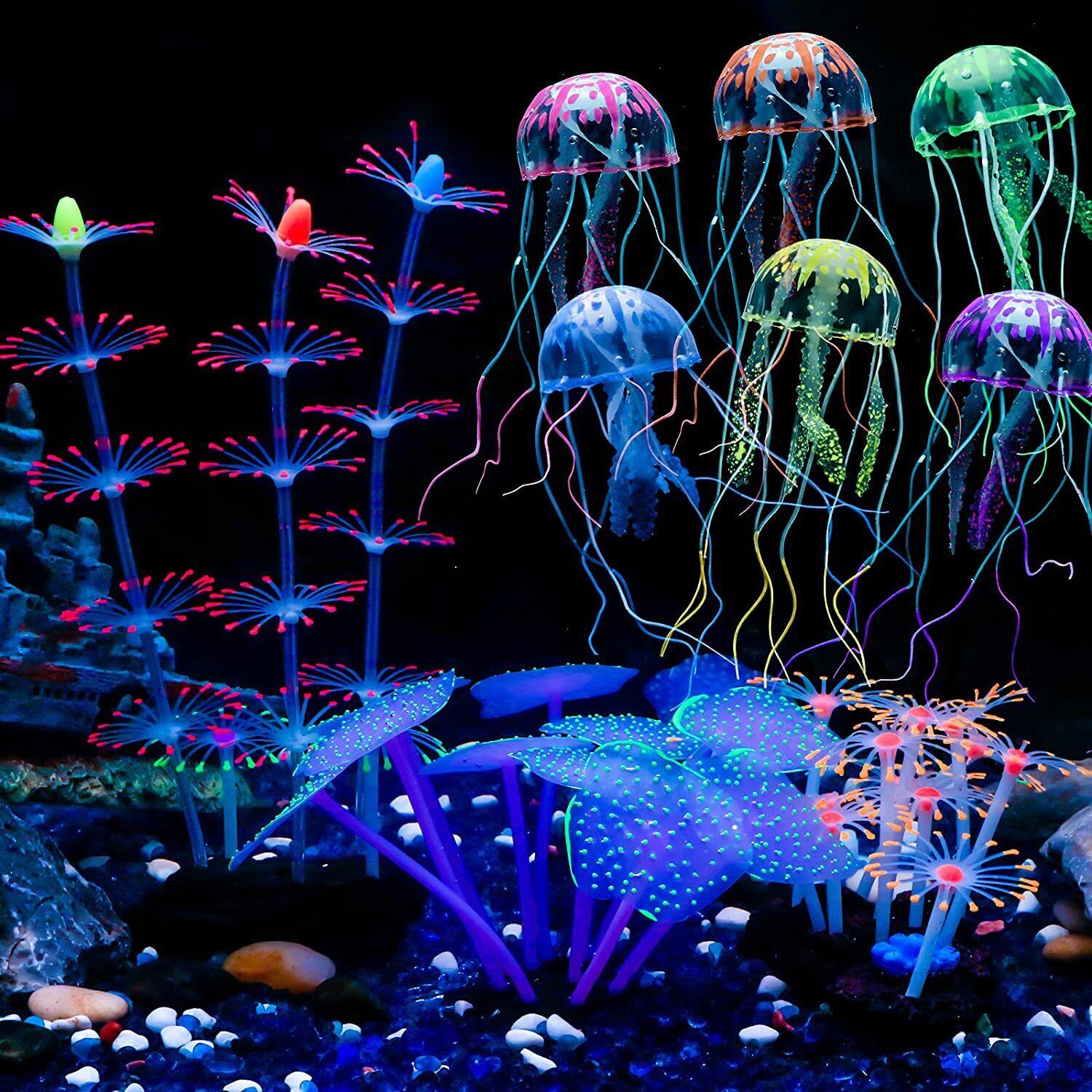 Silicone Glowing Landscape Art - Live Plant Aquarium recension och pris