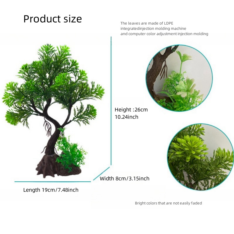 Fish Tank DIY Artificial Aquar - Live Plant Aquarium recension och pris