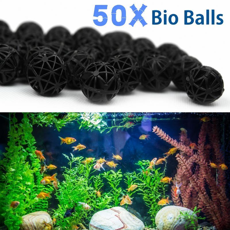 50Pcs 16mm Aquarium Bio Filter - Aquarium Fertilizer recension och pris