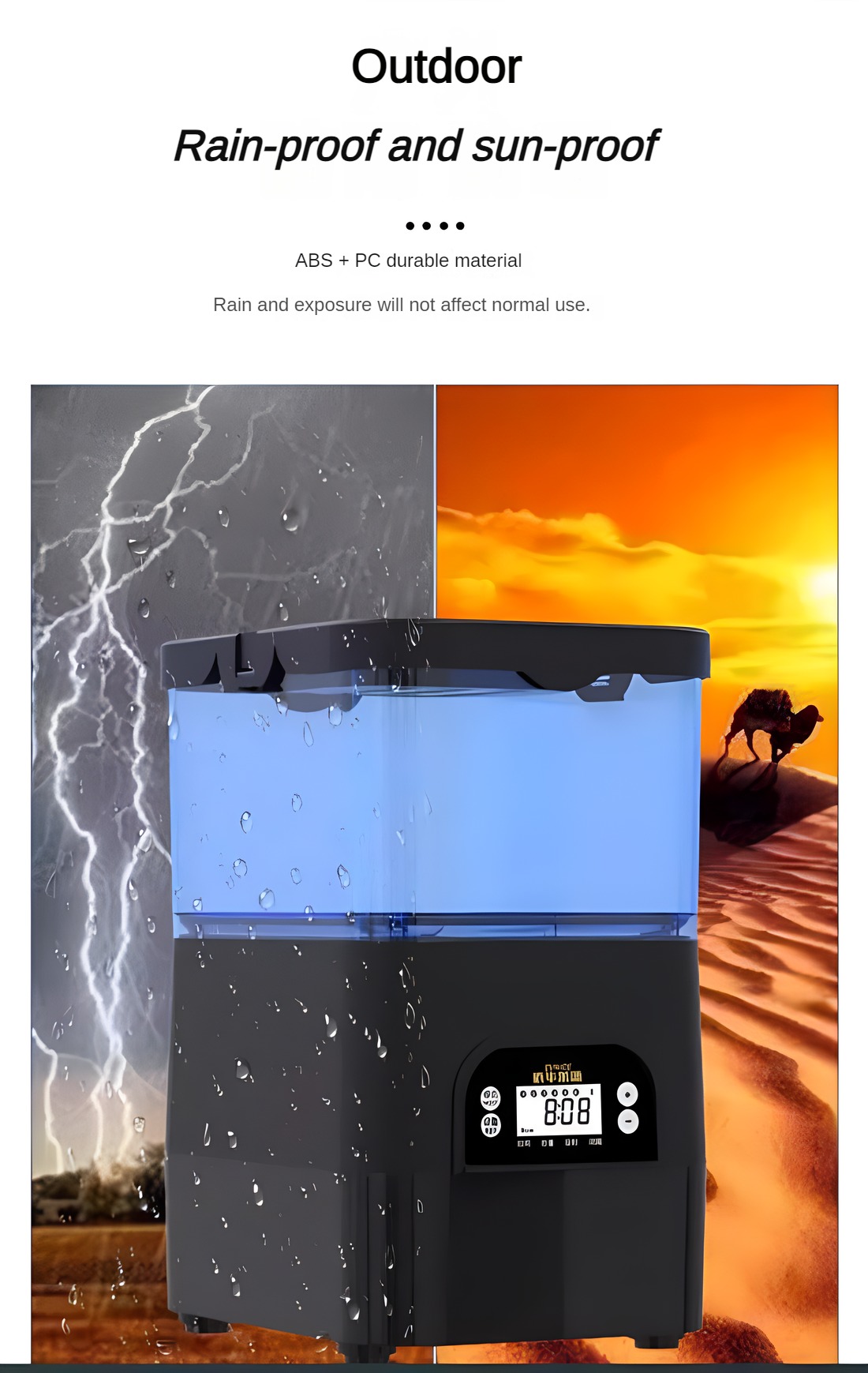 EVNICE Solar Automatic Fish Fe - Aquarium Fertilizer recension och pris