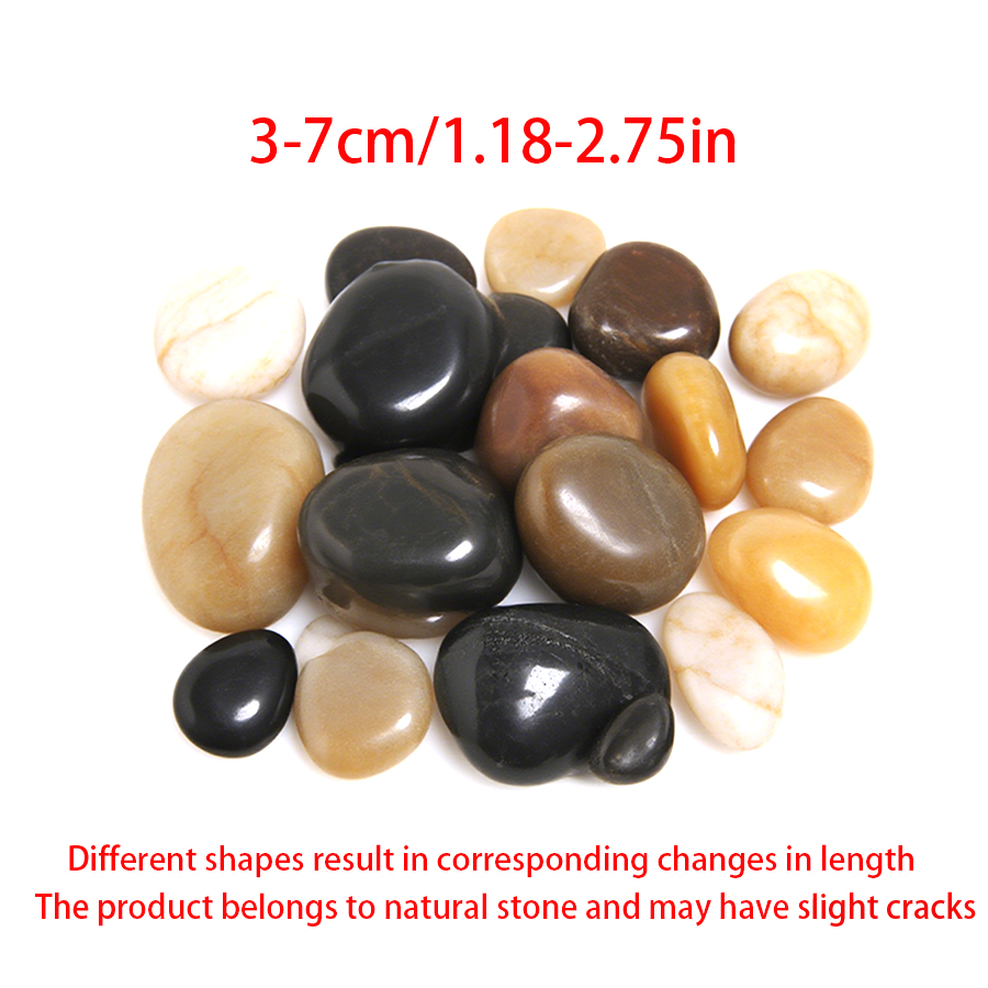 300-700g Smooth River Pebbles, - Plant Aquarium Pot recension och pris