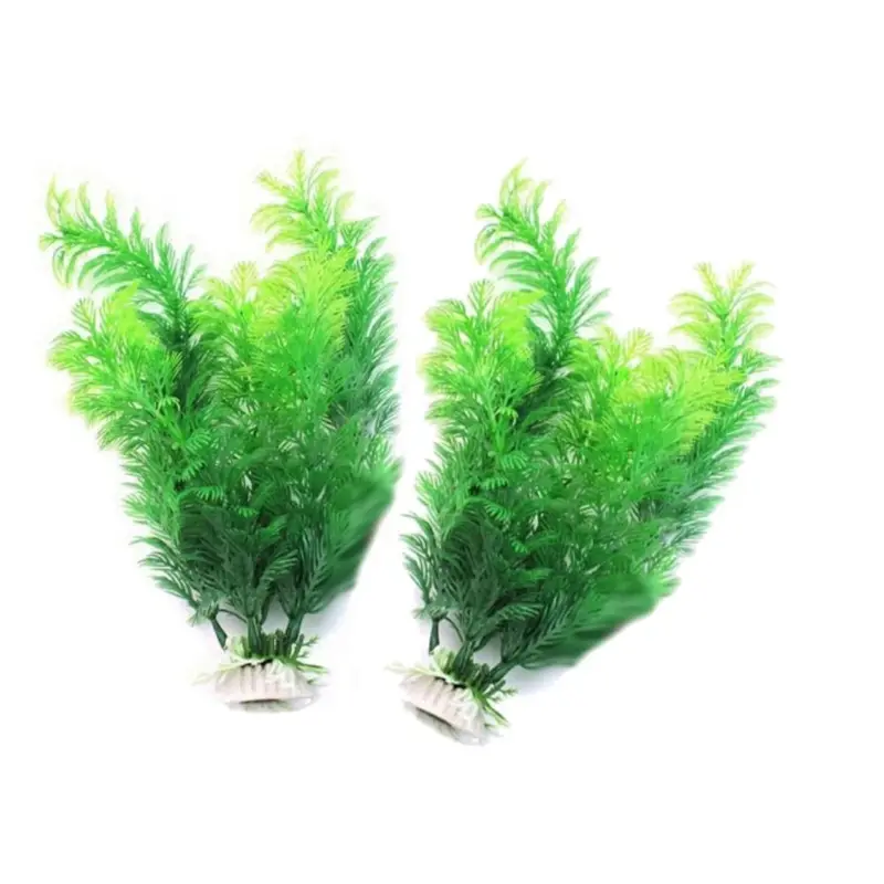 Artificial Aquarium Decor Plan - Aquarium Plant Substrate recension och pris
