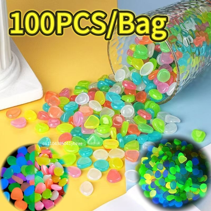 100-800pcs Glow in The Dark Pe - Plant Aquarium Pot recension och pris