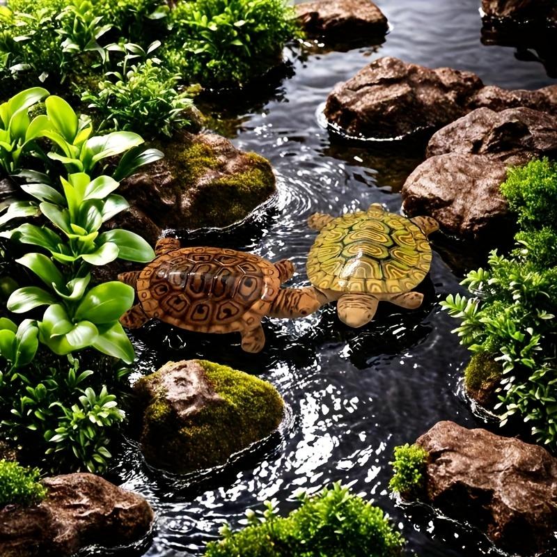 6 Mini Turtle Statues for Aqua - Aquarium Moss recension och pris