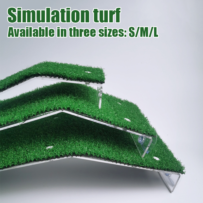 S/M/L Size Turtle Platform Flo - Aquarium Moss recension och pris