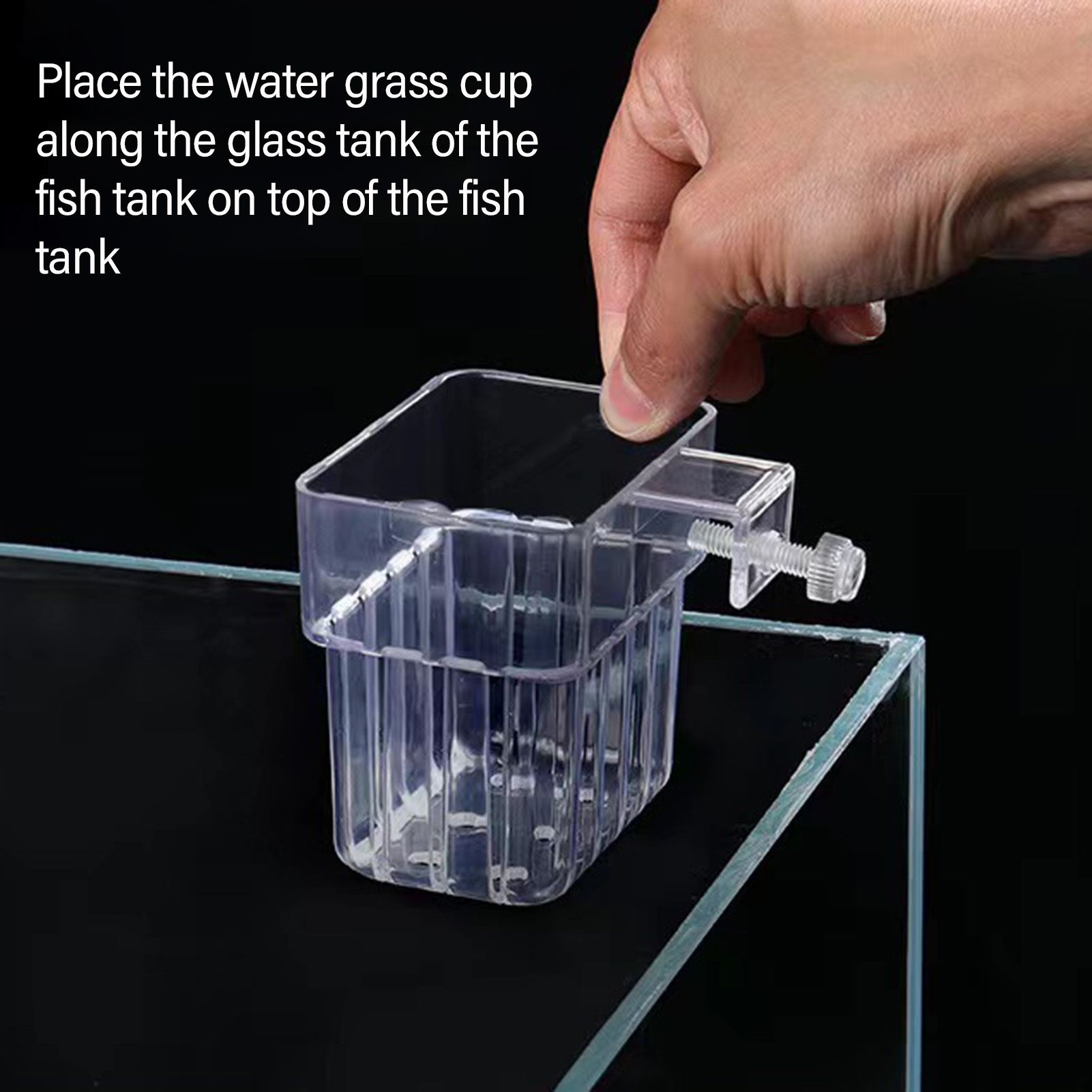 Clear Acrylic Plant Holder Hyd - Aquarium Plant Holder recension och pris