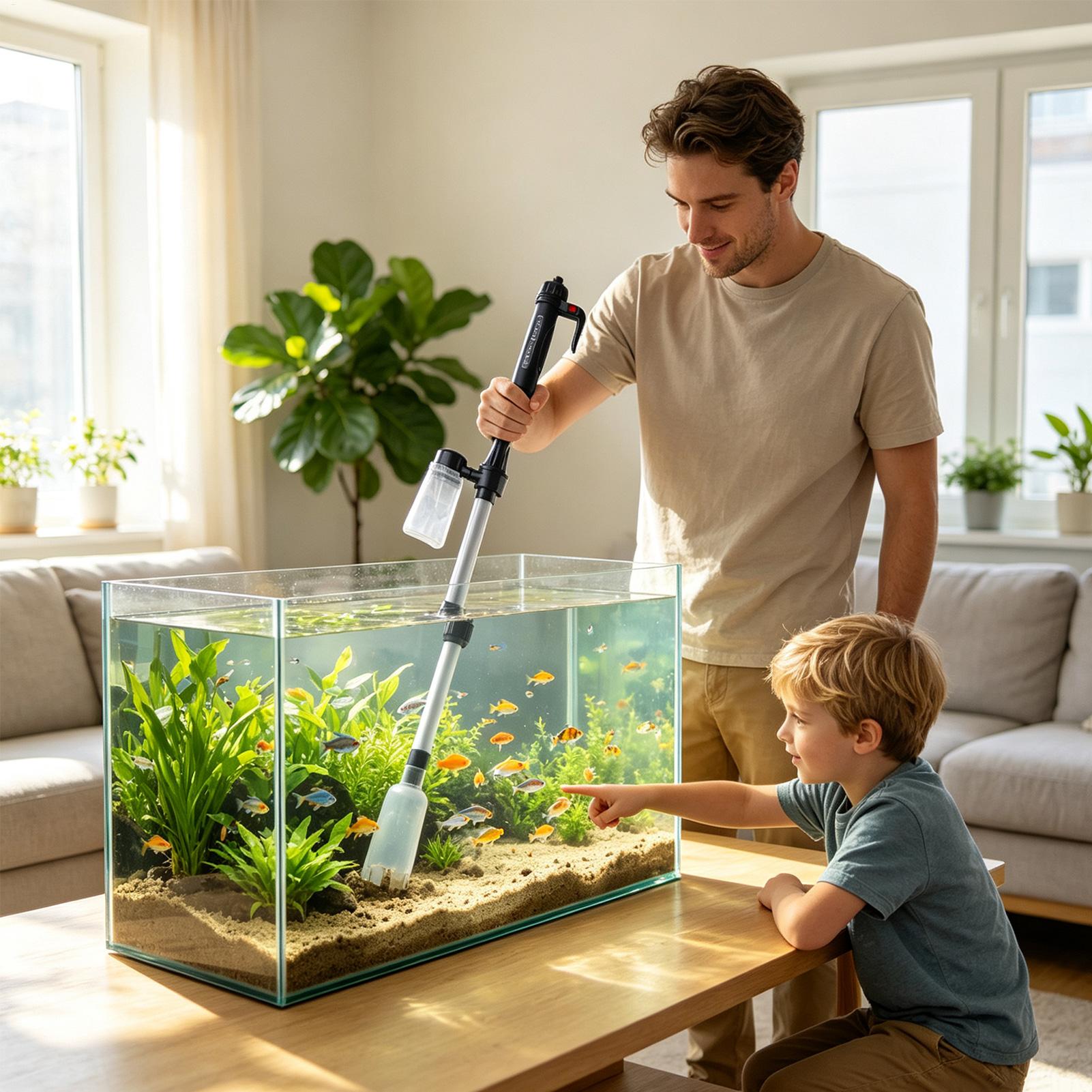 Aquarium Vacuum Gravel Cleaner - Planted Aquarium Cleaning recension och pris