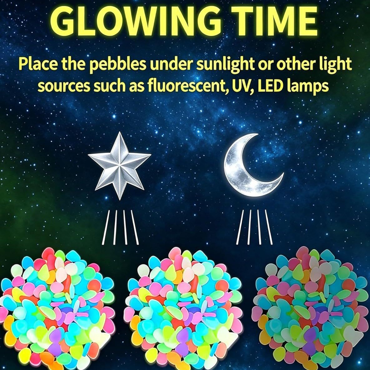 Colorful Glow In The Dark Lumi - Plant Aquarium Pot recension och pris