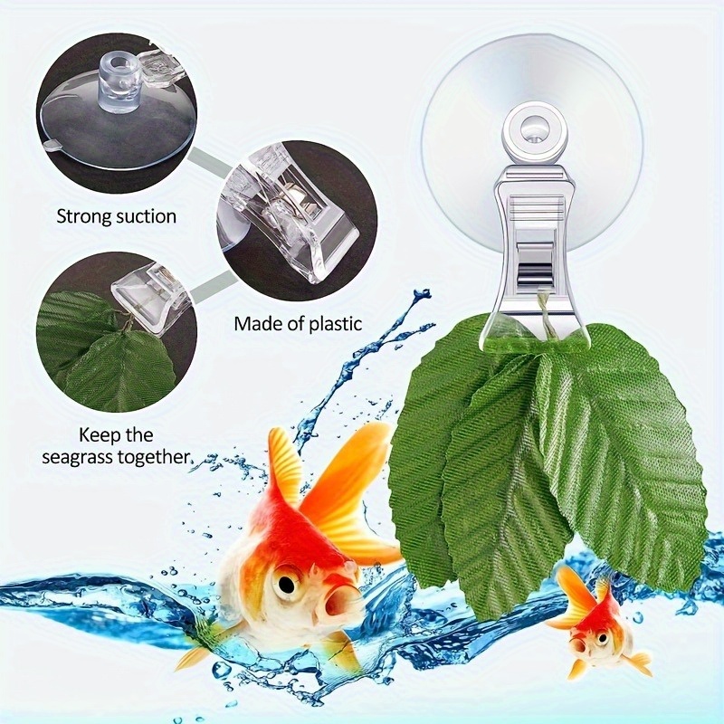 8pcs Fish Seaweed Clip Plant S - Aquarium Plant Holder recension och pris