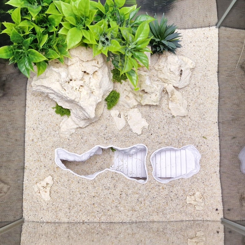 3D Printed Fish Tank Cave, Art - Aquarium Plants Live recension och pris
