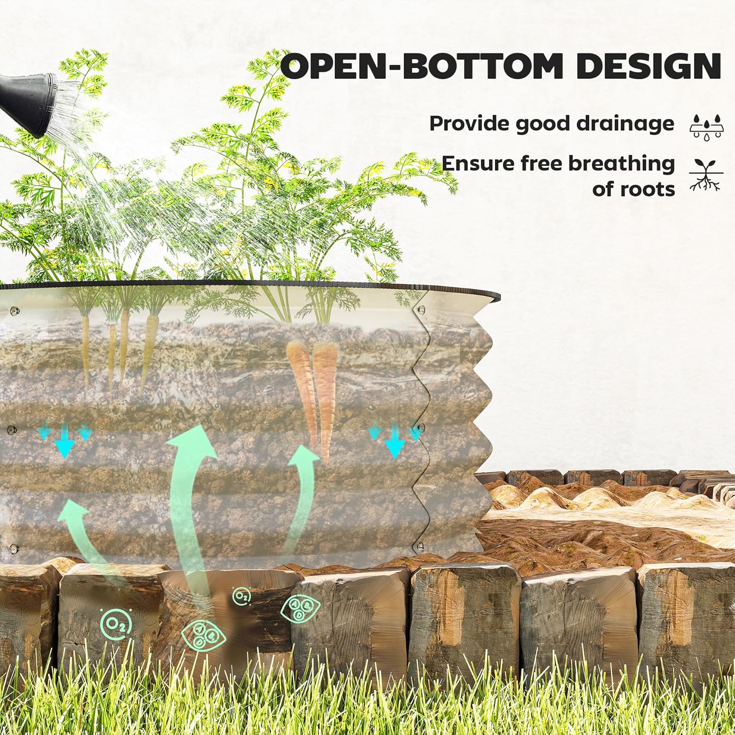 Galvanized Raised Garden Bed S - Planted Tank recension och pris