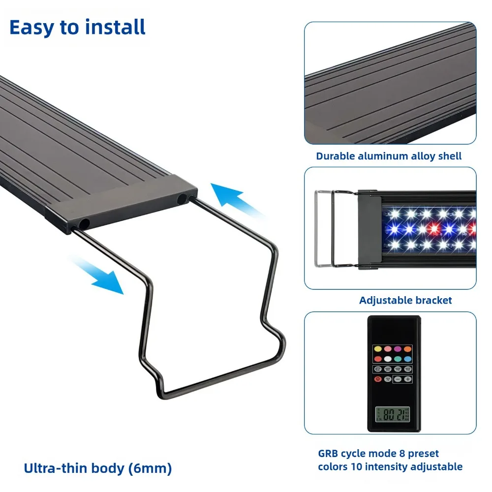 LED Programmable Aquarium Ligh - Planted Aquarium Algae Control recension och pris