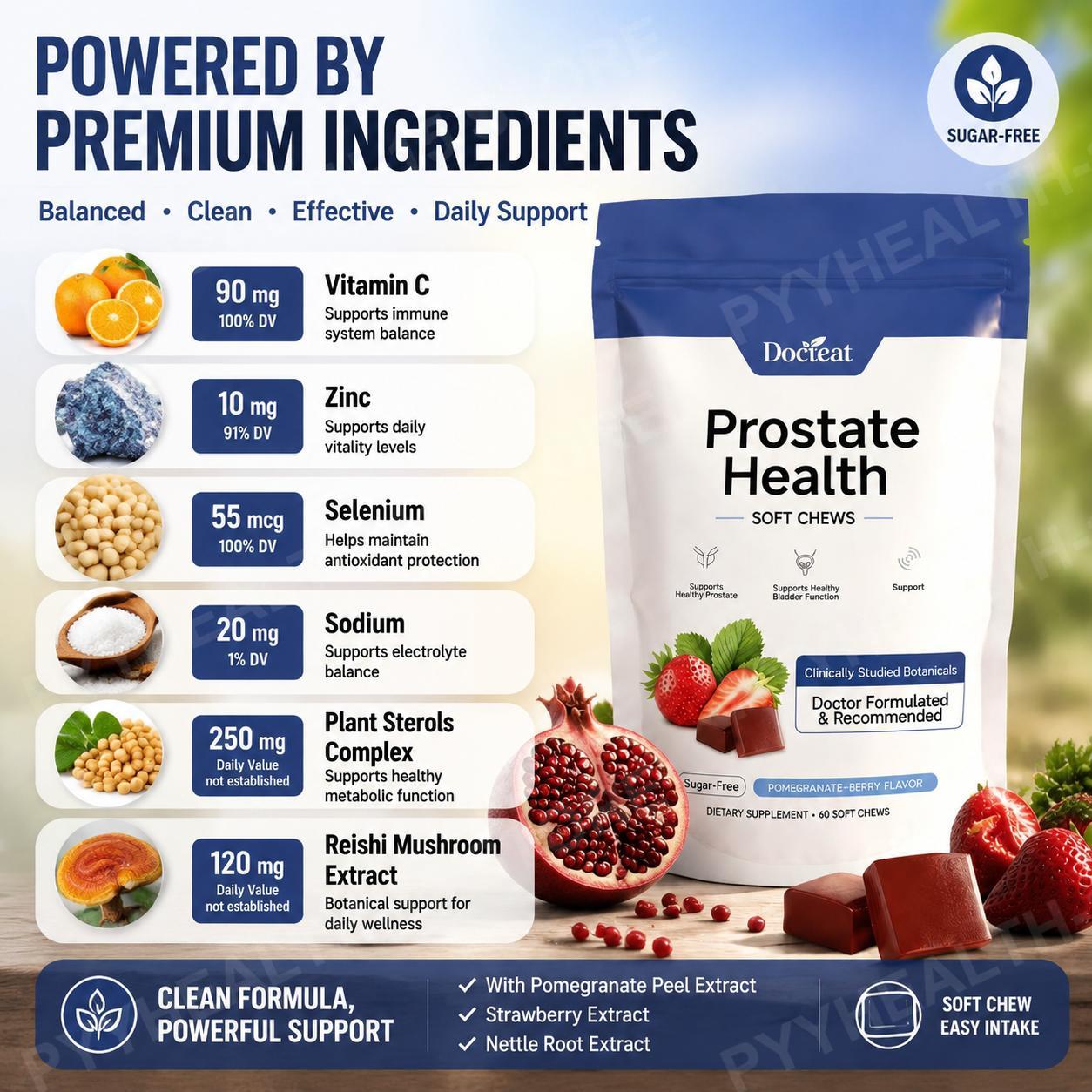Docteat Men’s Prostate Wellnes - Planted Tank recension och pris