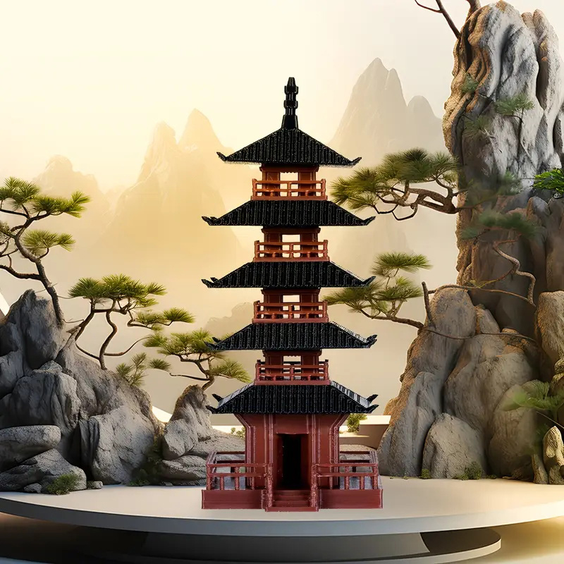 Mini Pagoda Statue Ancient Bui - Aquarium Moss recension och pris