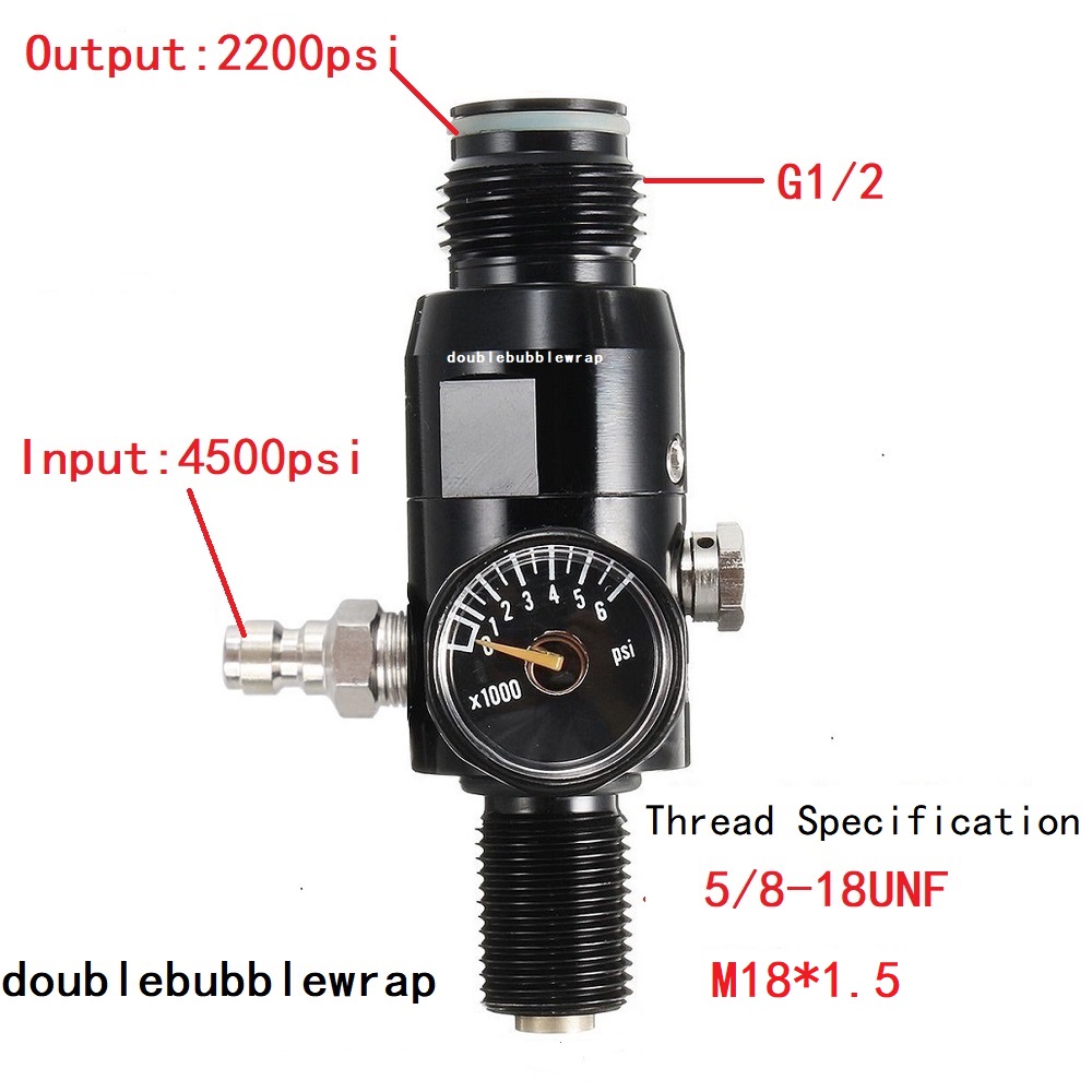 Regulator Valve 5/8-18UNF or M - Aquarium Liquid Carbon recension och pris