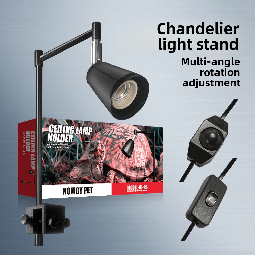 NOMOY Reptile Lamp Stand with  - Aquarium Plant Holder recension och pris