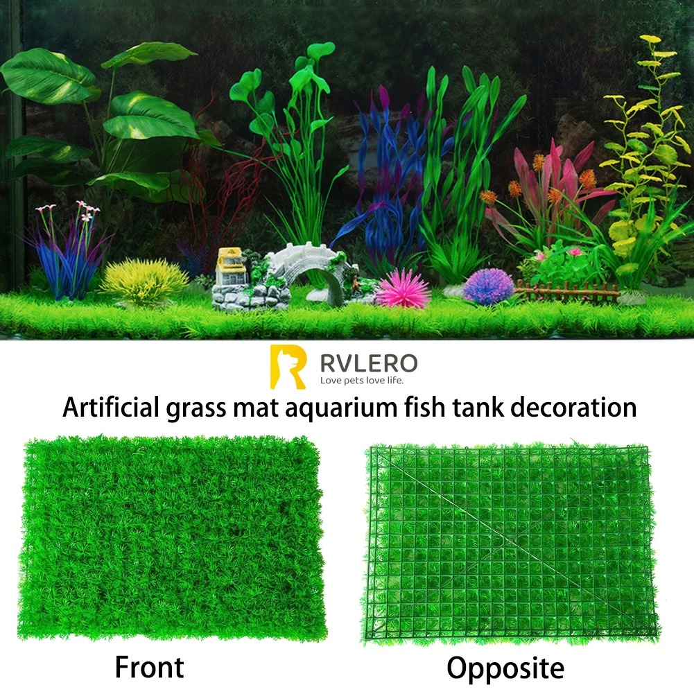 Artificial Grass Lawn Aquarium - Live Plant Aquarium recension och pris