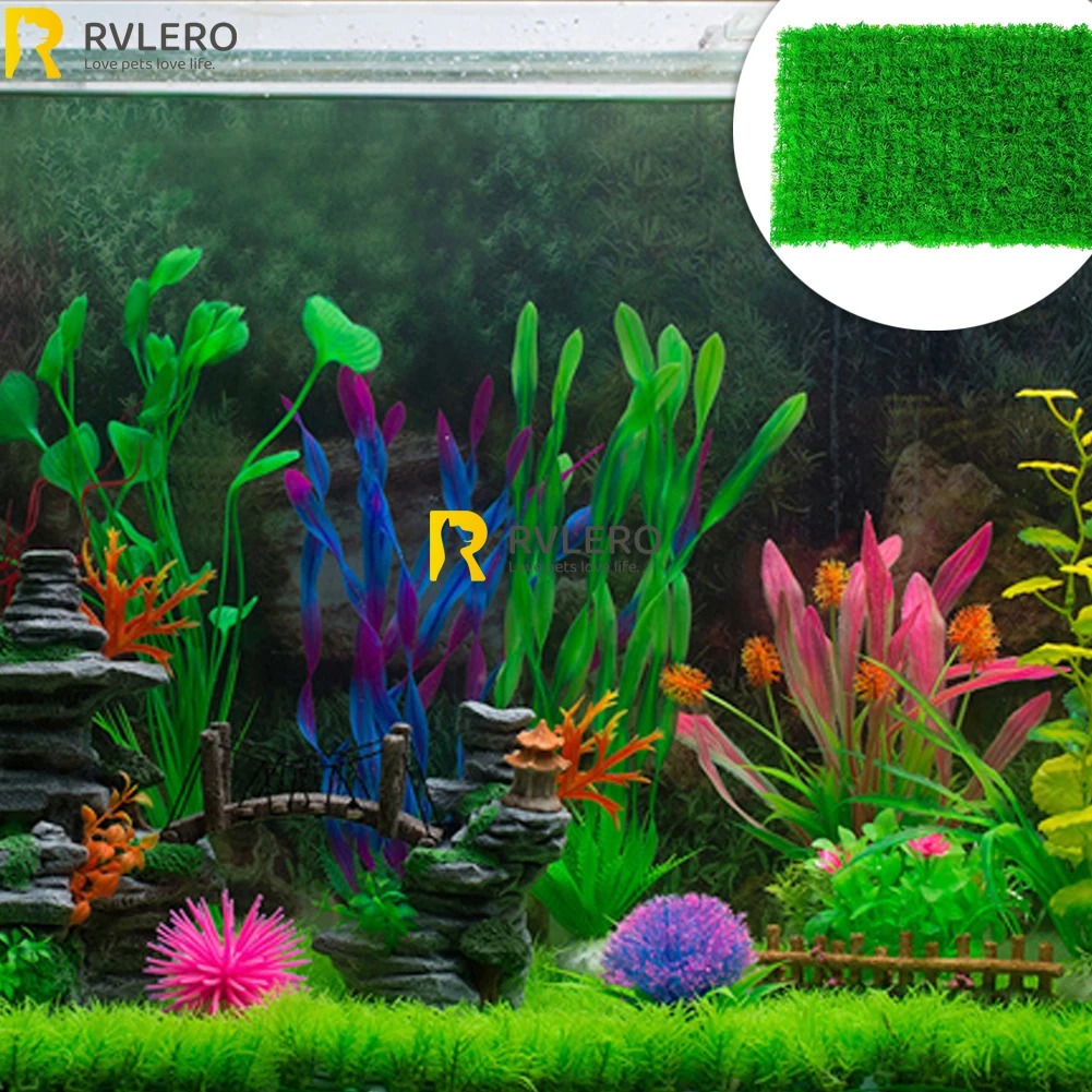 Artificial Grass Lawn Aquarium - Live Plant Aquarium recension och pris