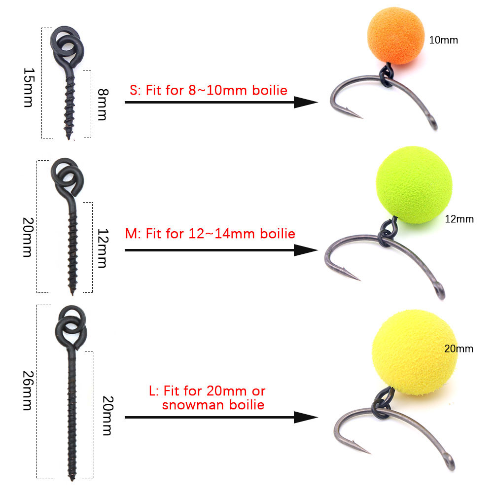 20pcs Carp Fishing Boilie Clip - Aquarium Fertilizer recension och pris