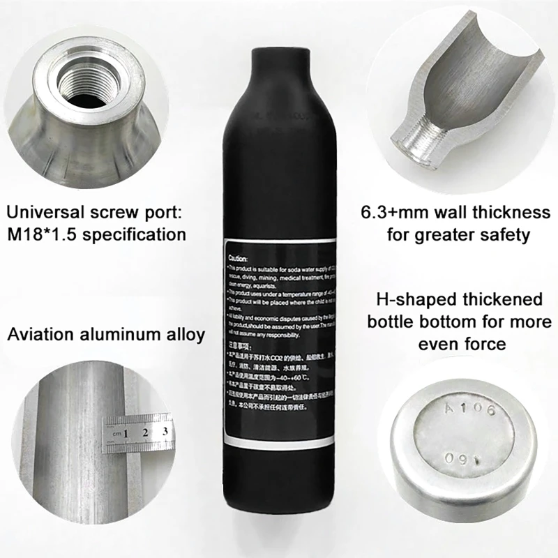 High Pressure Bottle Thread M1 - Aquarium Liquid Carbon recension och pris
