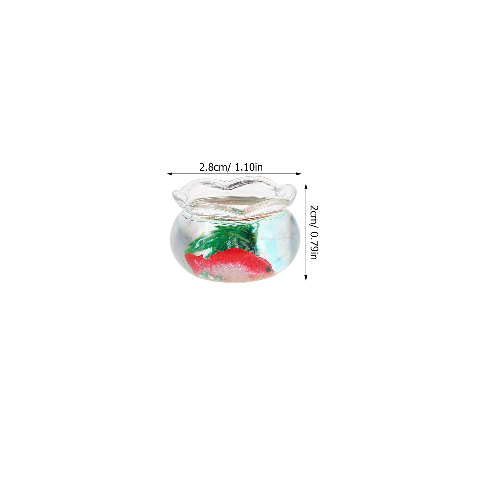 5Pcs Mini Fish Bowl Realistic  - Planted Tank recension och pris